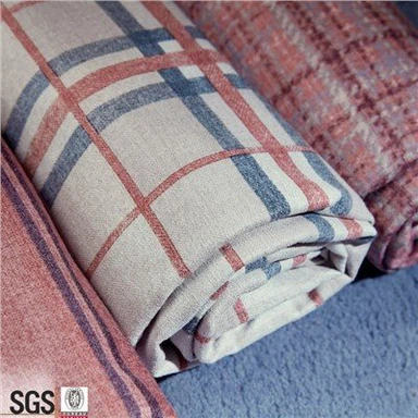 Poliészter csekknyomtatás lakástextil szövet